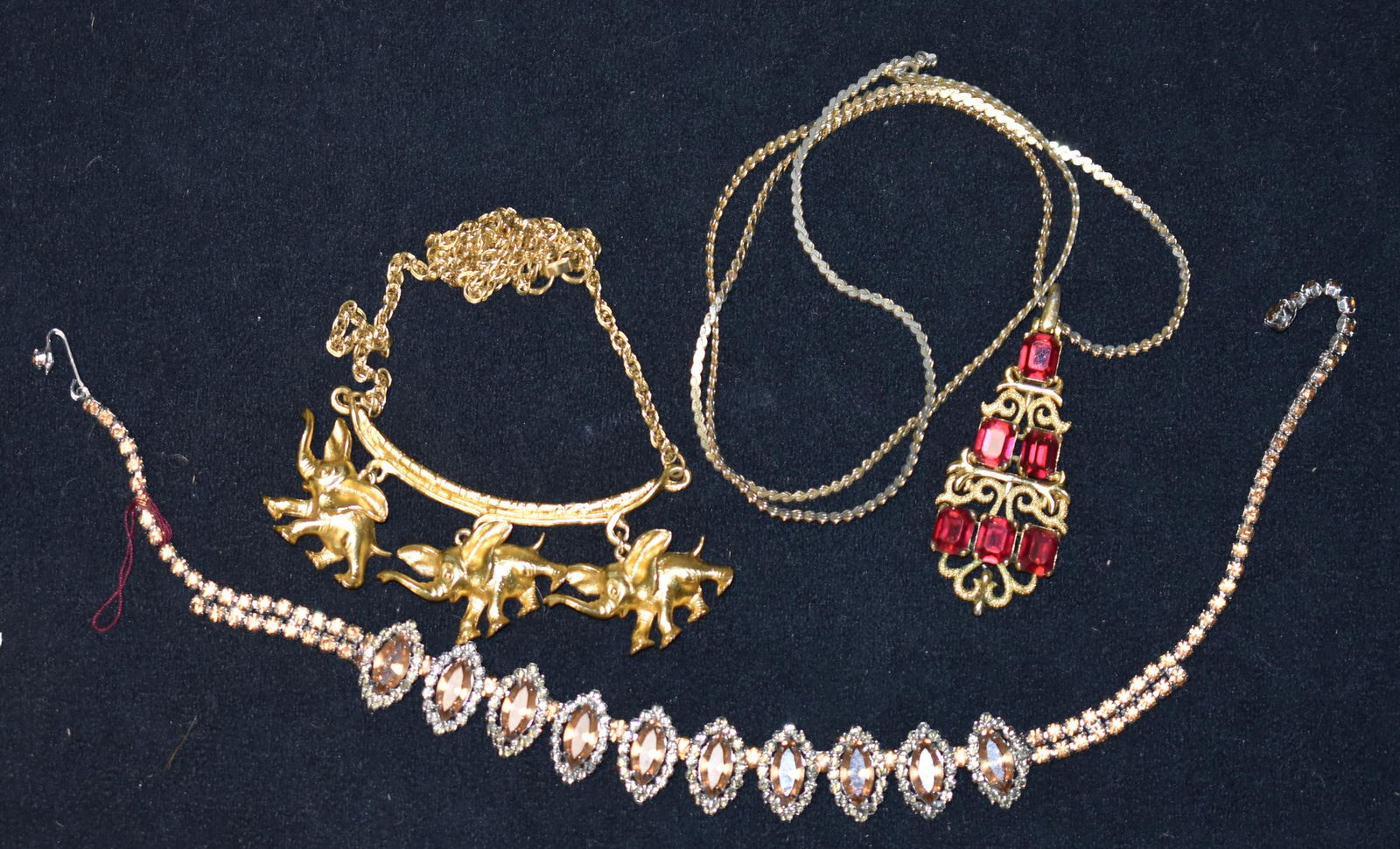 Vintage Designer Necklace (3): includes Weiss, Trifari, and Art