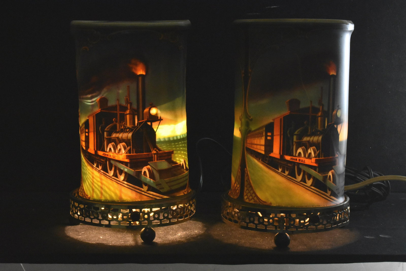 Two John Bull Railroad Motion Lamps (1 of 3)