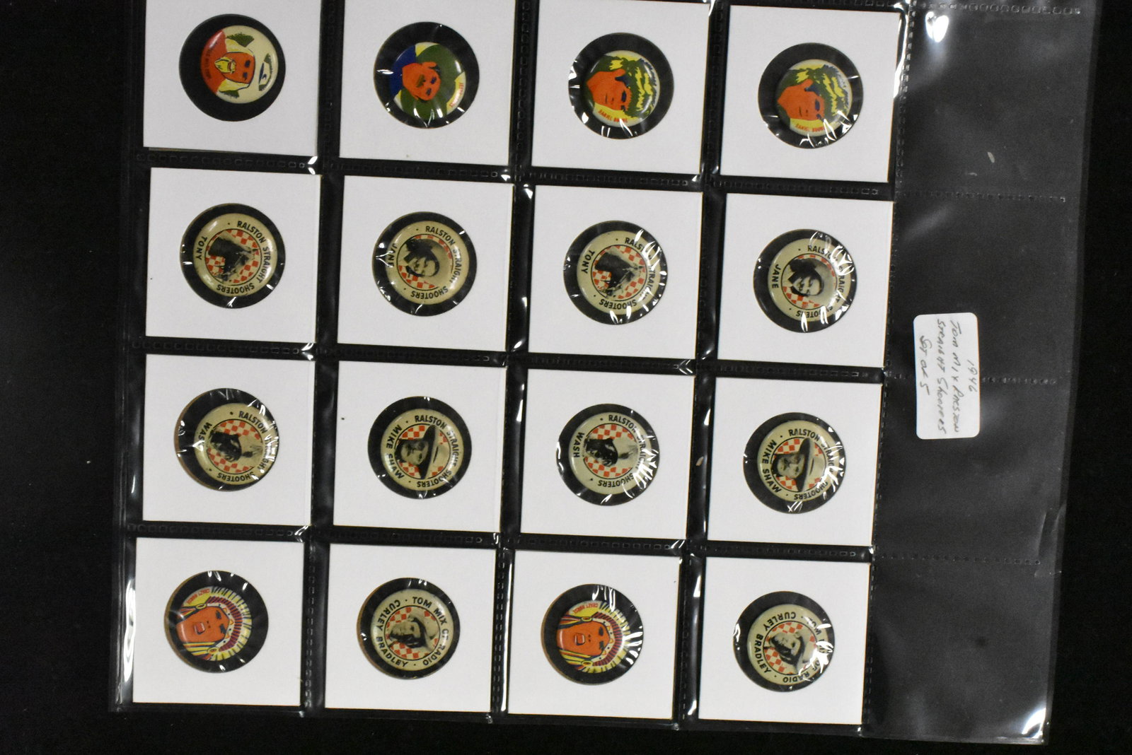 Tom Mix and other Pin Backs (1 of 9)