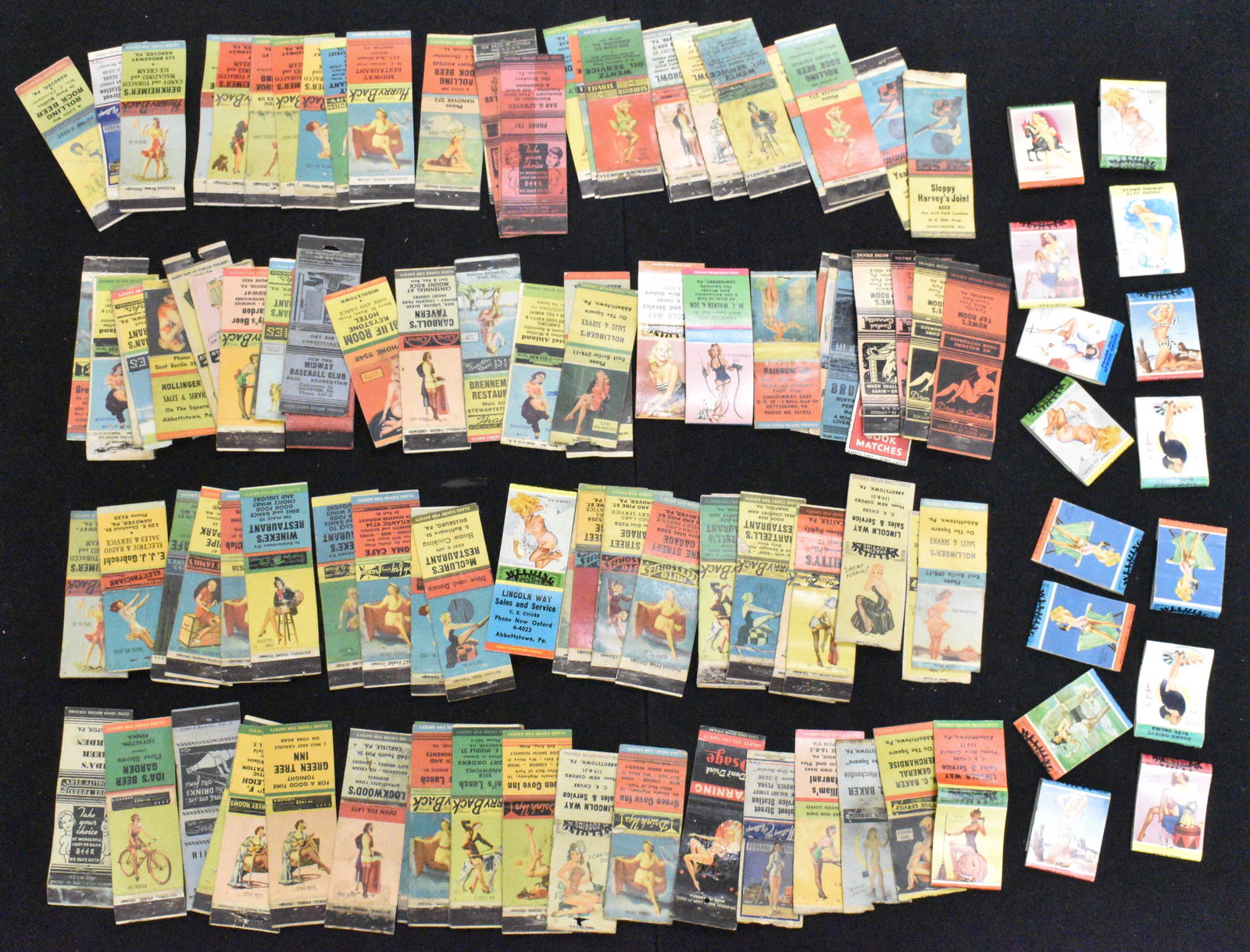 Vintage Pin Up Match Book Covers (1 of 5)