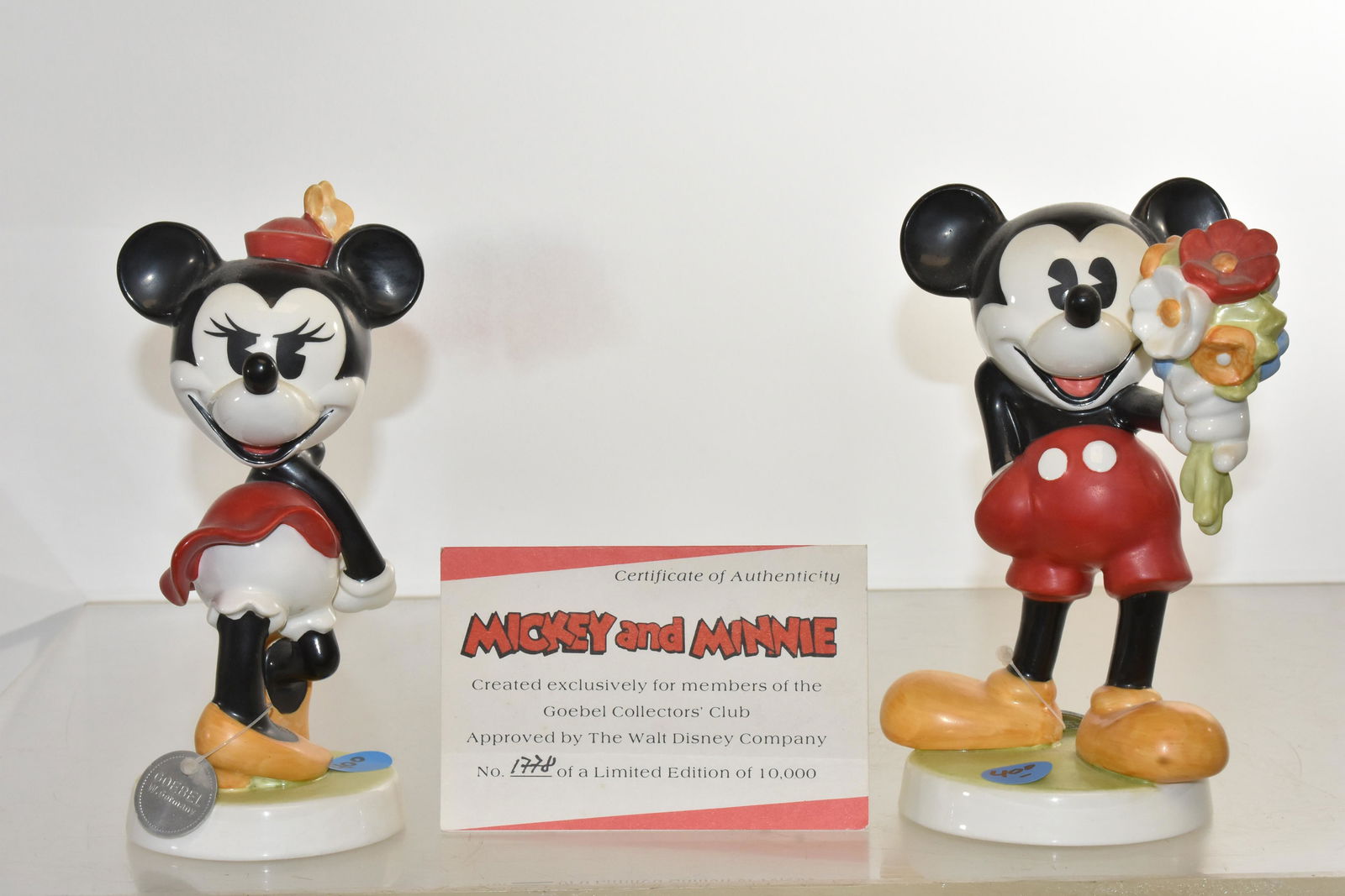 Large Goebel Mickey & Minnie Mouse Figures (1 of 5)