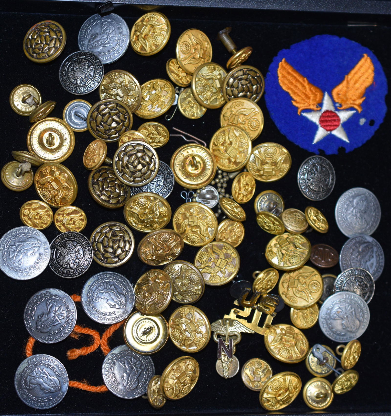 Grouping of Military Buttons (1 of 3)