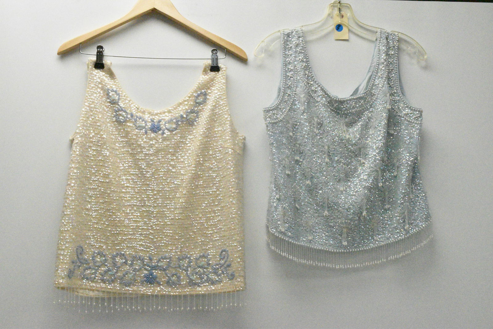 Two 1950's vintage Sequined Tops (1 of 6)