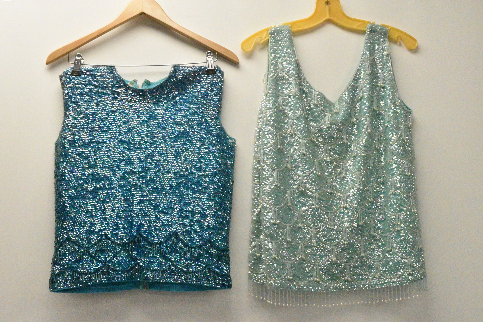 Two Vintage 1950's Sequined Tops (1 of 3)