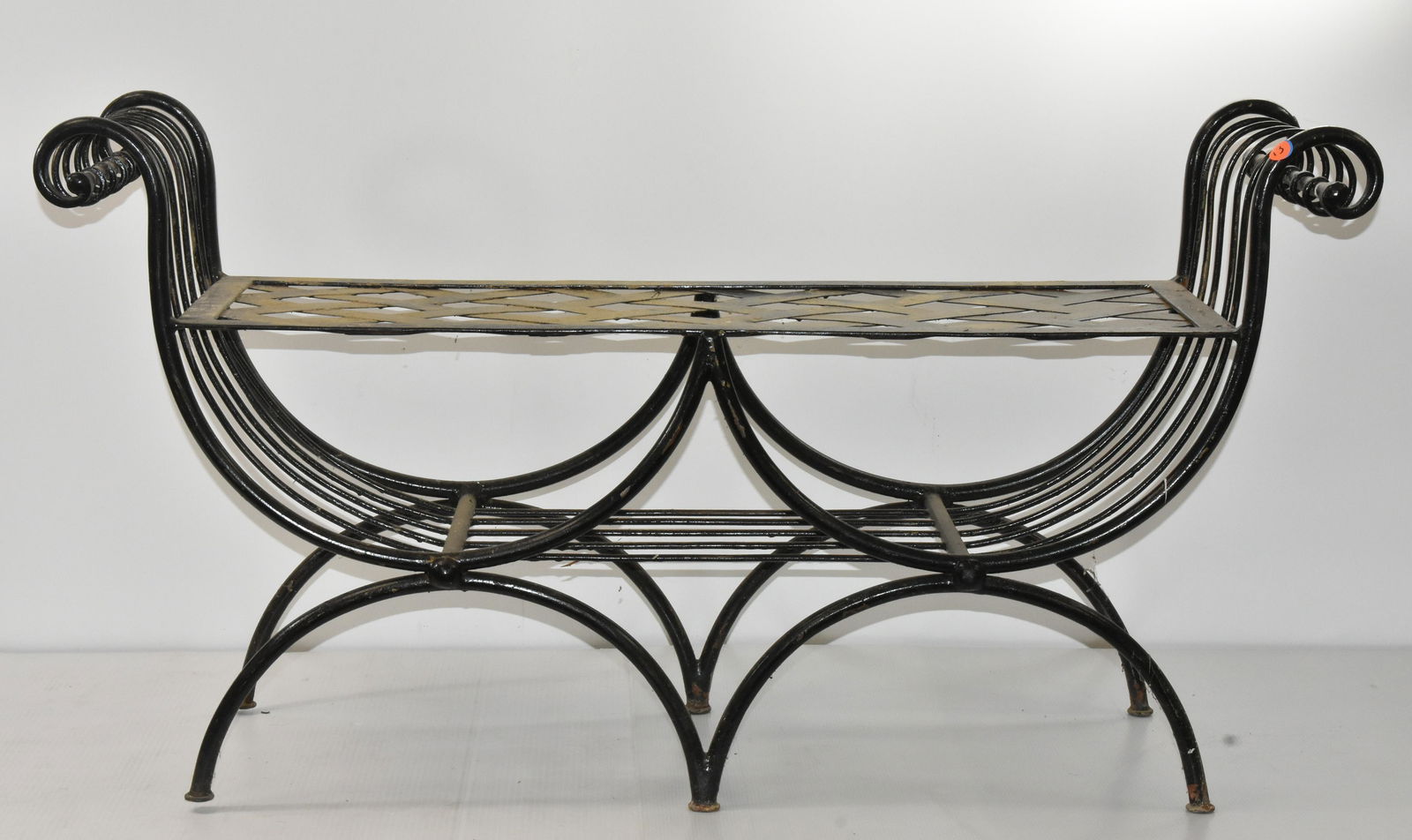 Metal Porch Bench (1 of 2)