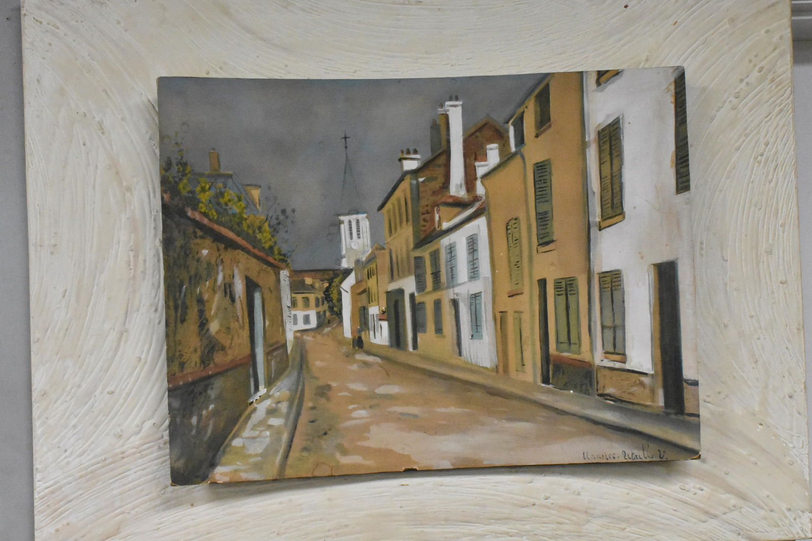 Painting Attributed to Maurice Utrillo 1883-1955 (1 of 2)