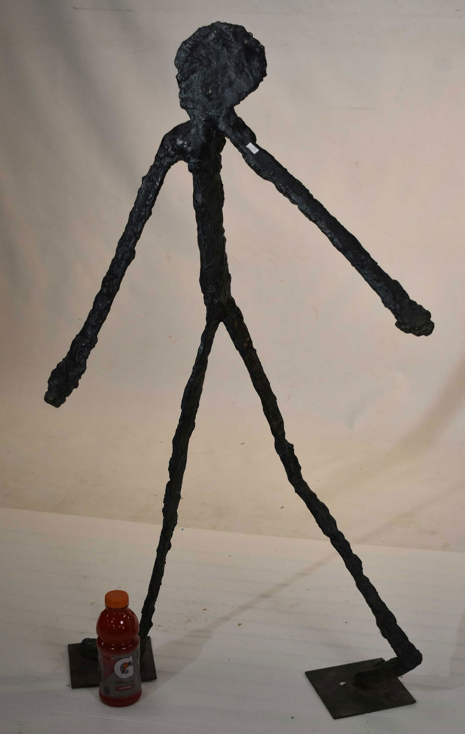 Bronze Giacometti Style Walking Man Sculpture (1 of 9)