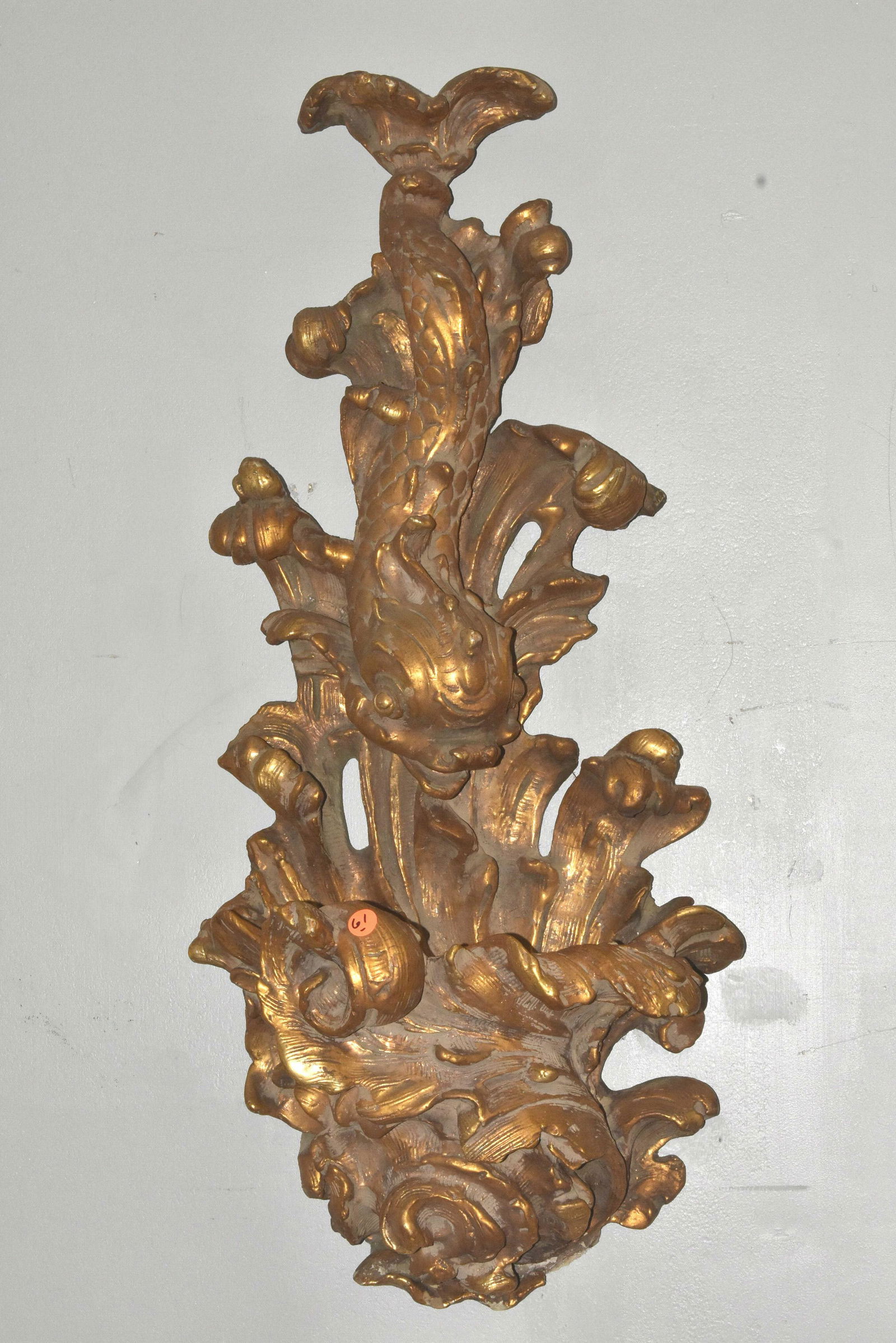 Faux Fountain with Dolphin Wall Hanging (1 of 3)