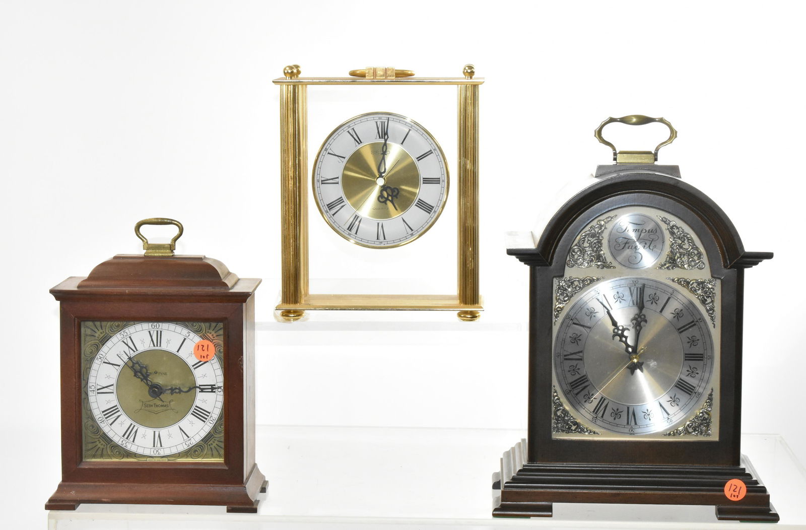 Three Quartz Mantle Clocks (1 of 6)