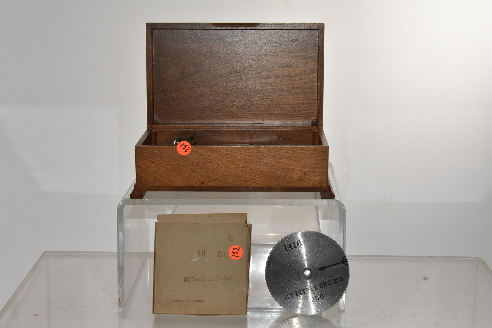 A Thorens Music Box with 4 1/2" Disks (1 of 2)