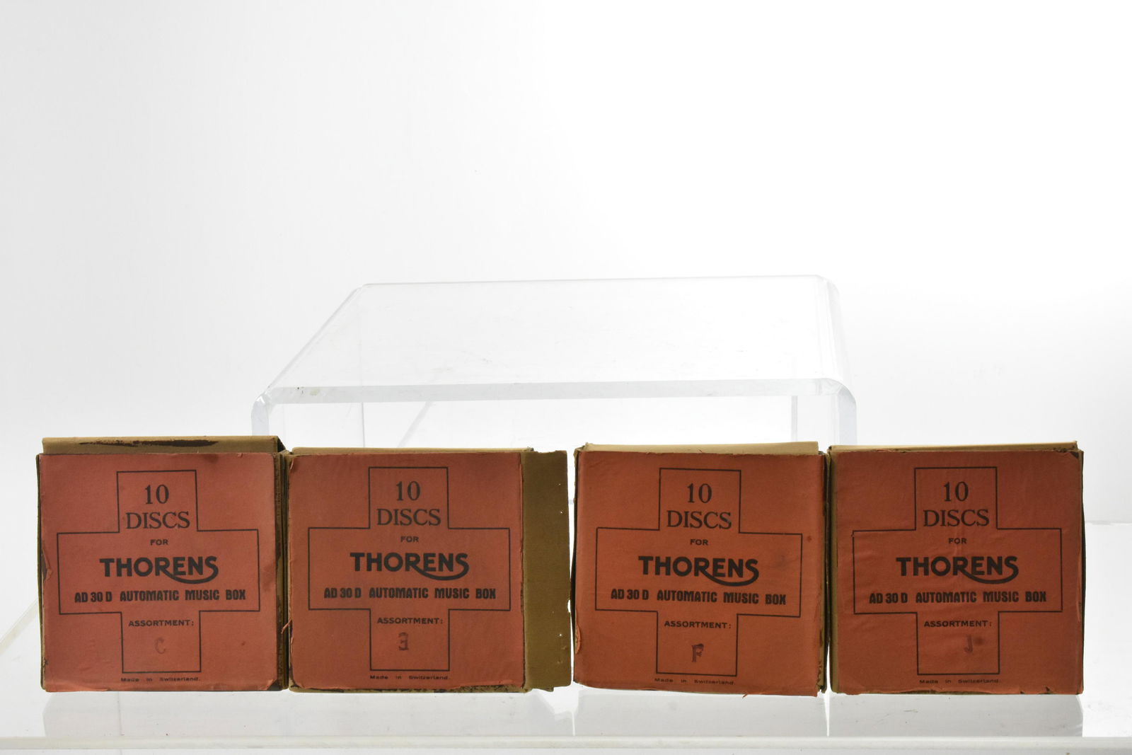 Four Boxes of Thorens Musical Disks (1 of 5)