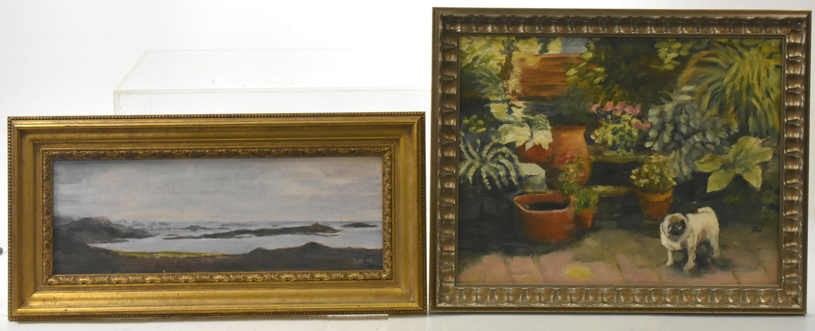 Two Paintings - Oil on Artist Board (1 of 5)