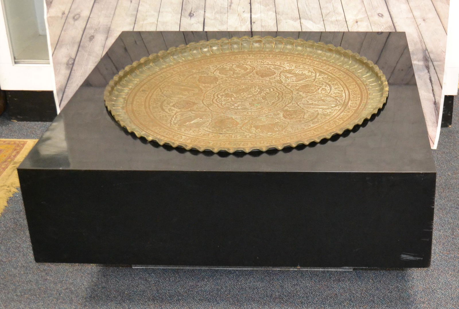 Mid Century Modern Coffee with Copper Tray (1 of 4)