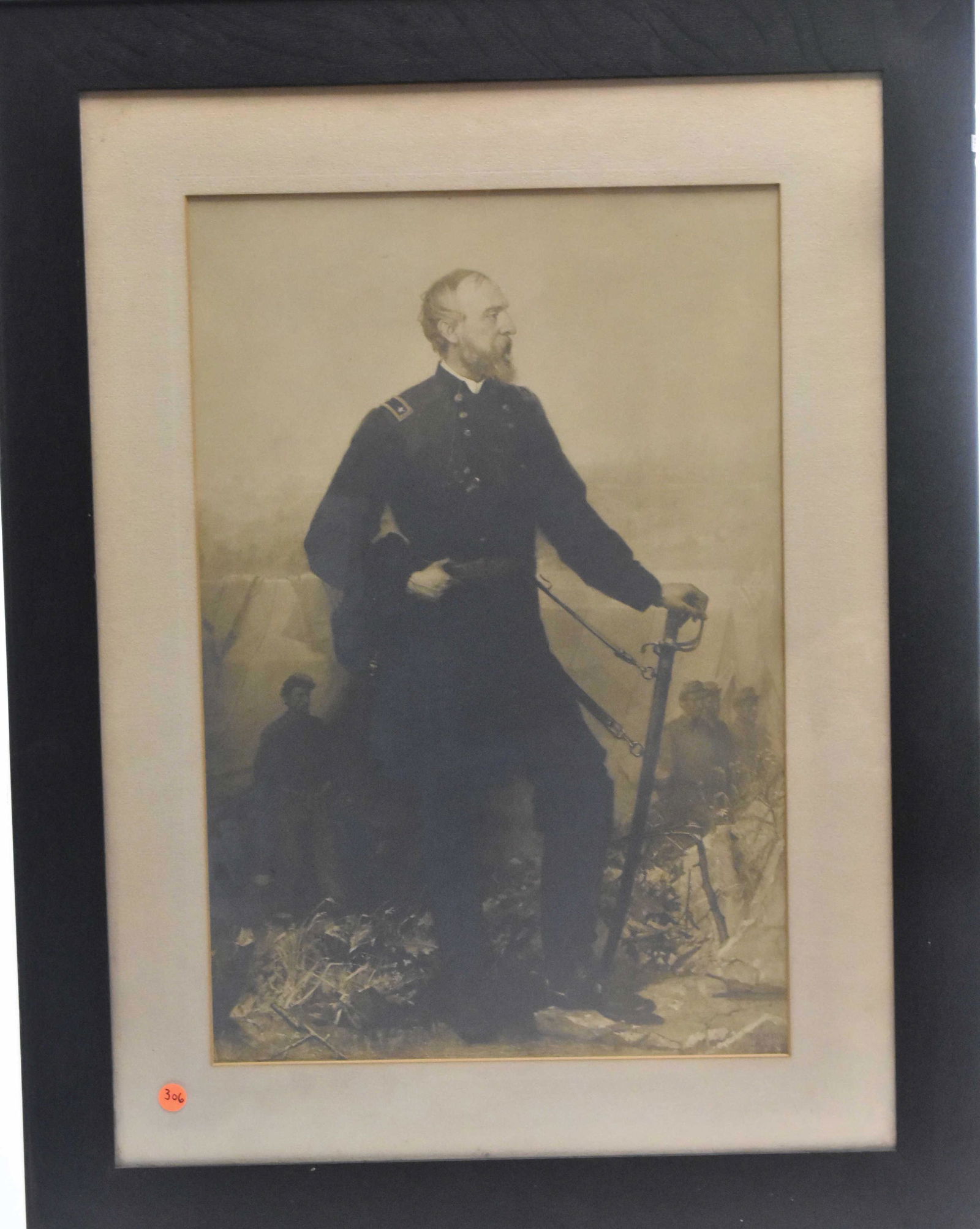 Large Folio Photograph of General George Meade (1 of 3)