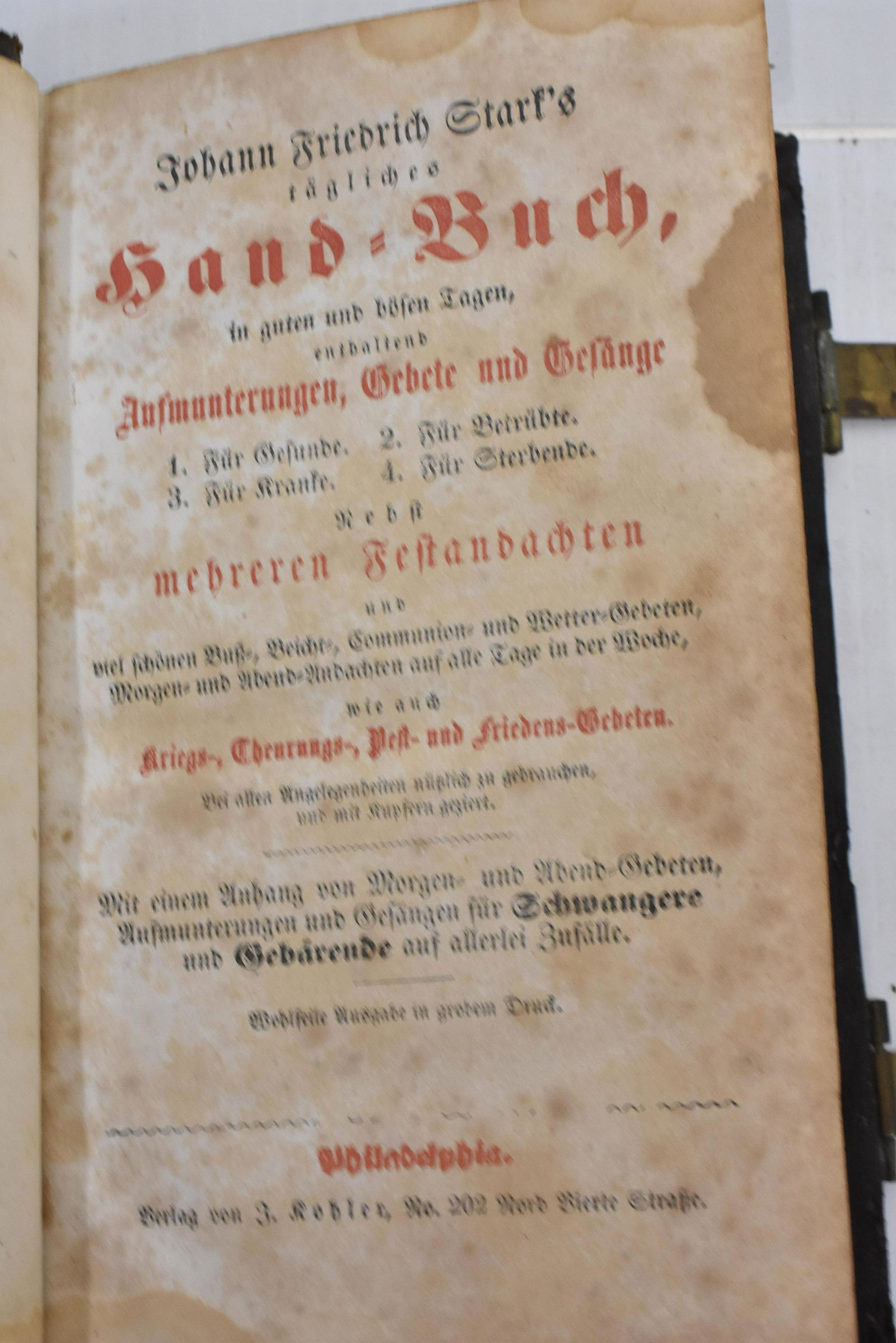 Leather Bound "Stark's Handbook" (1 of 8)