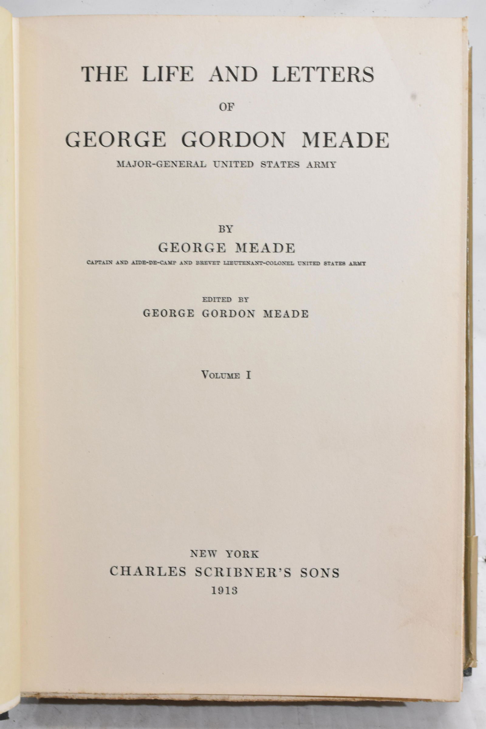 "Life and Letters of General Meade" 2 Vol Set (1 of 5)