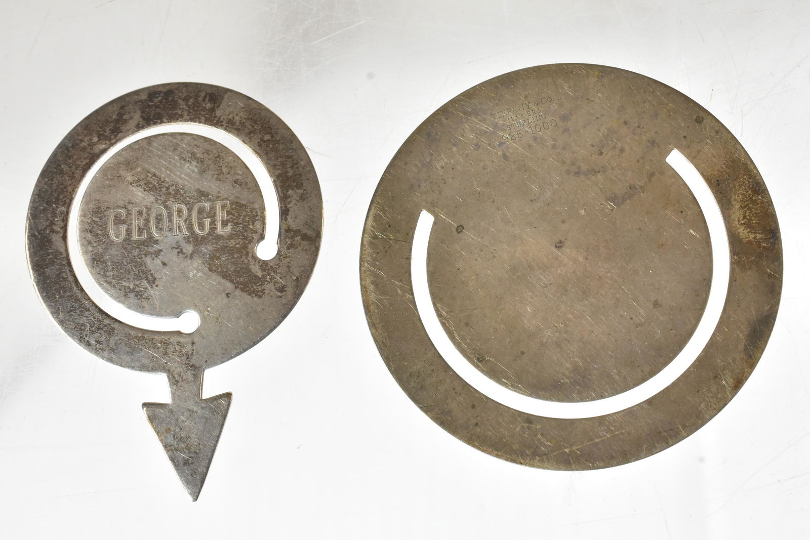 Two Tiffany & Co Sterling Bookmarks (1 of 7)