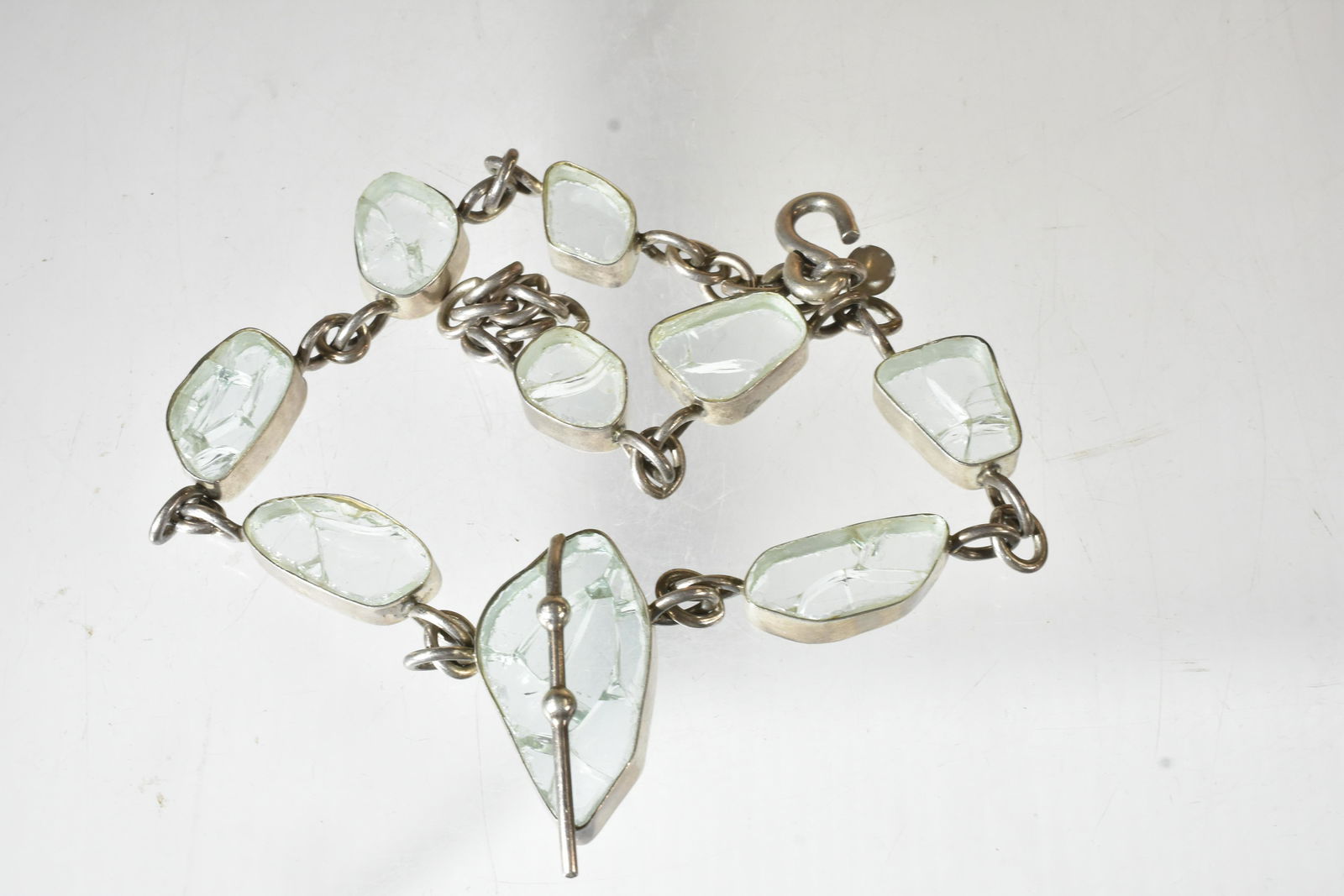 Signed Modernist Sterling Necklace (1 of 5)