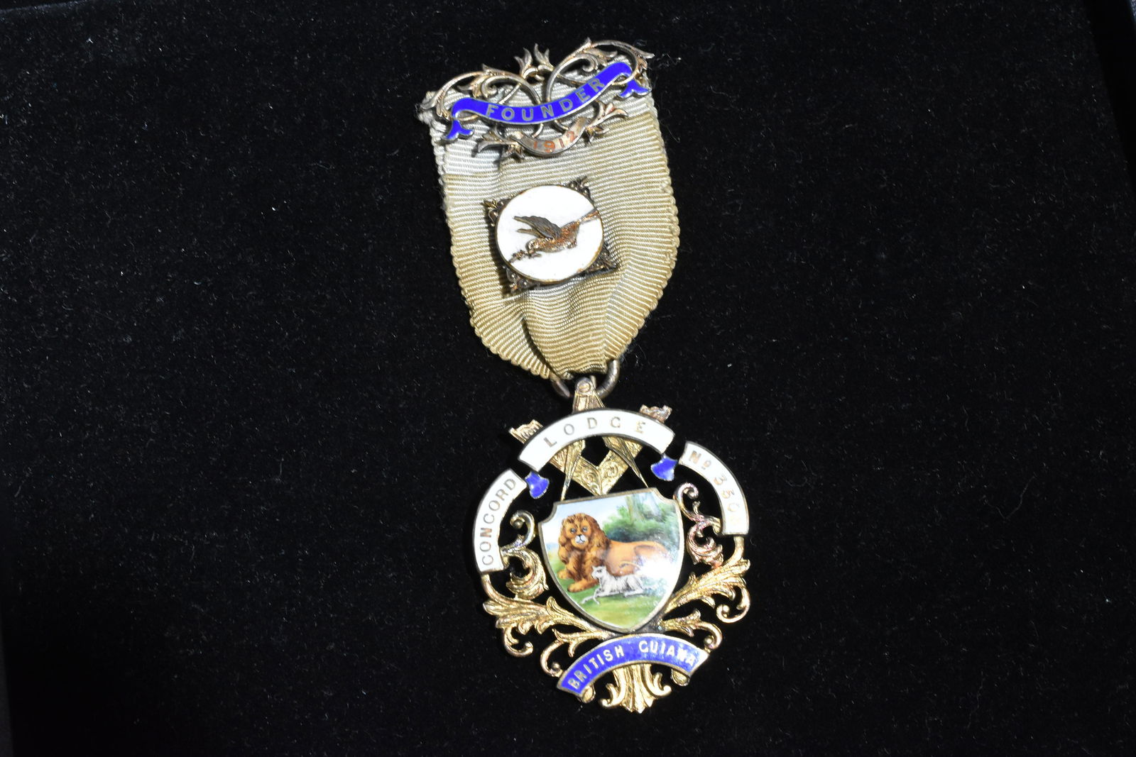 Rare Sterling Masonic Medal 1912 (1 of 3)