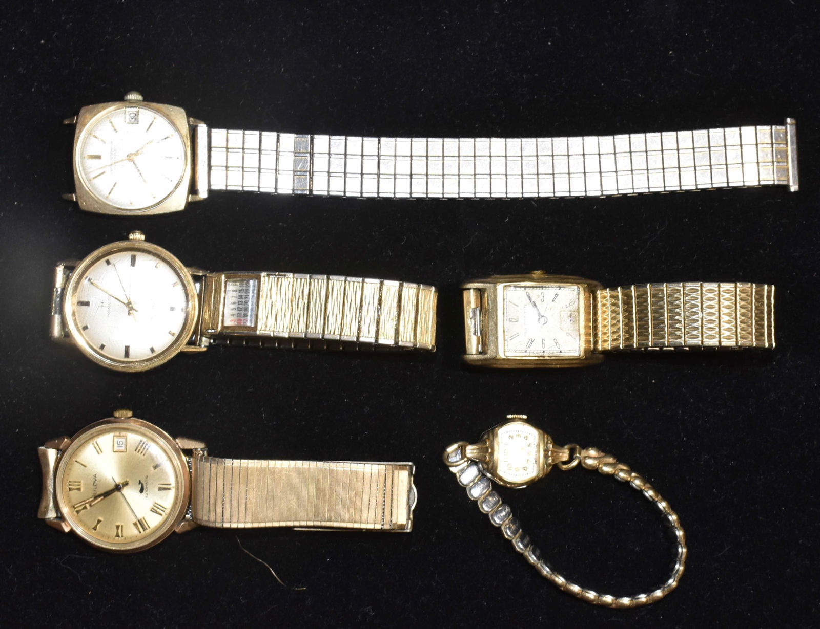 Five Vintage Wrist Watches (1 of 3)