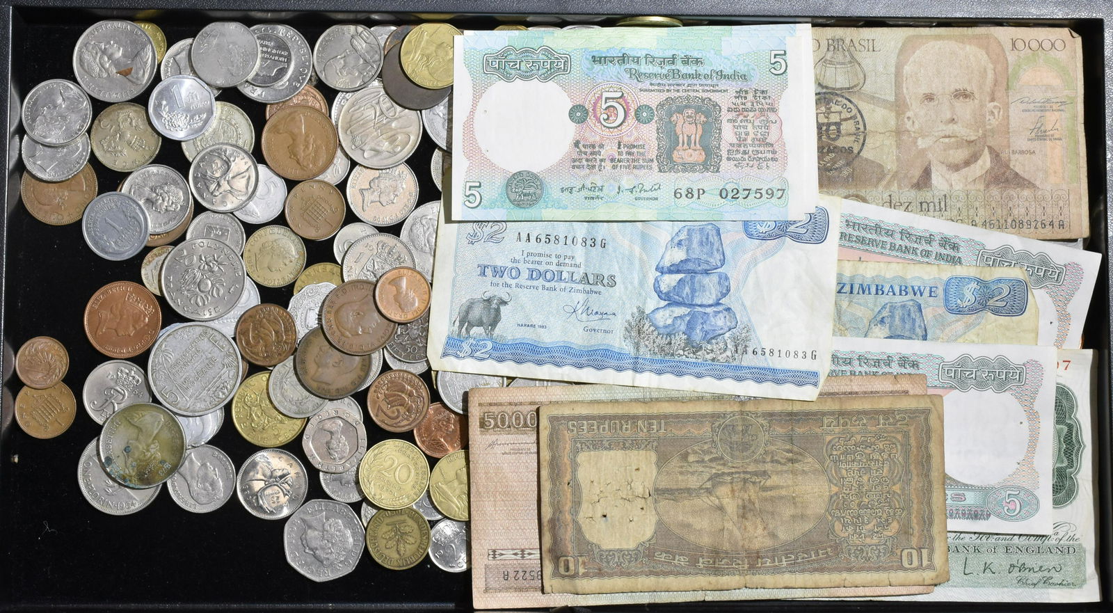 Vintage Foreign Coins and Currency (1 of 1)