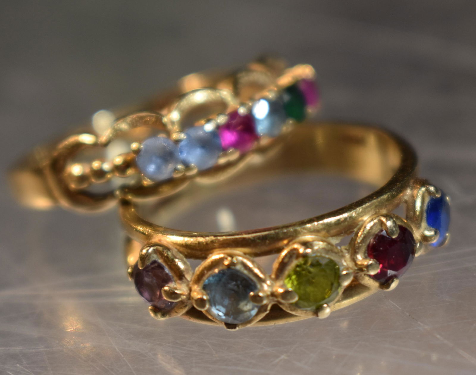 Two 14K Gold Mothers Rings (1 of 2)