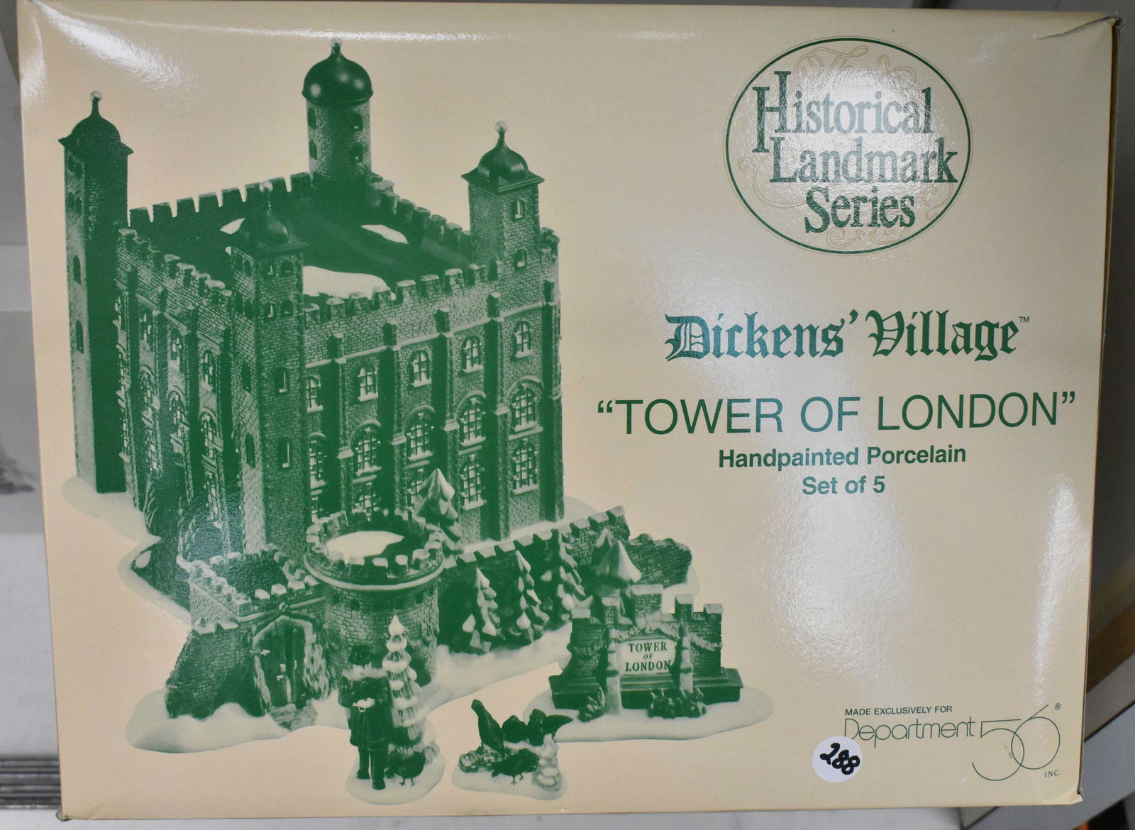 Dept 56 Historic Landmark-Tower of London NIB: Tower of London five piece set.