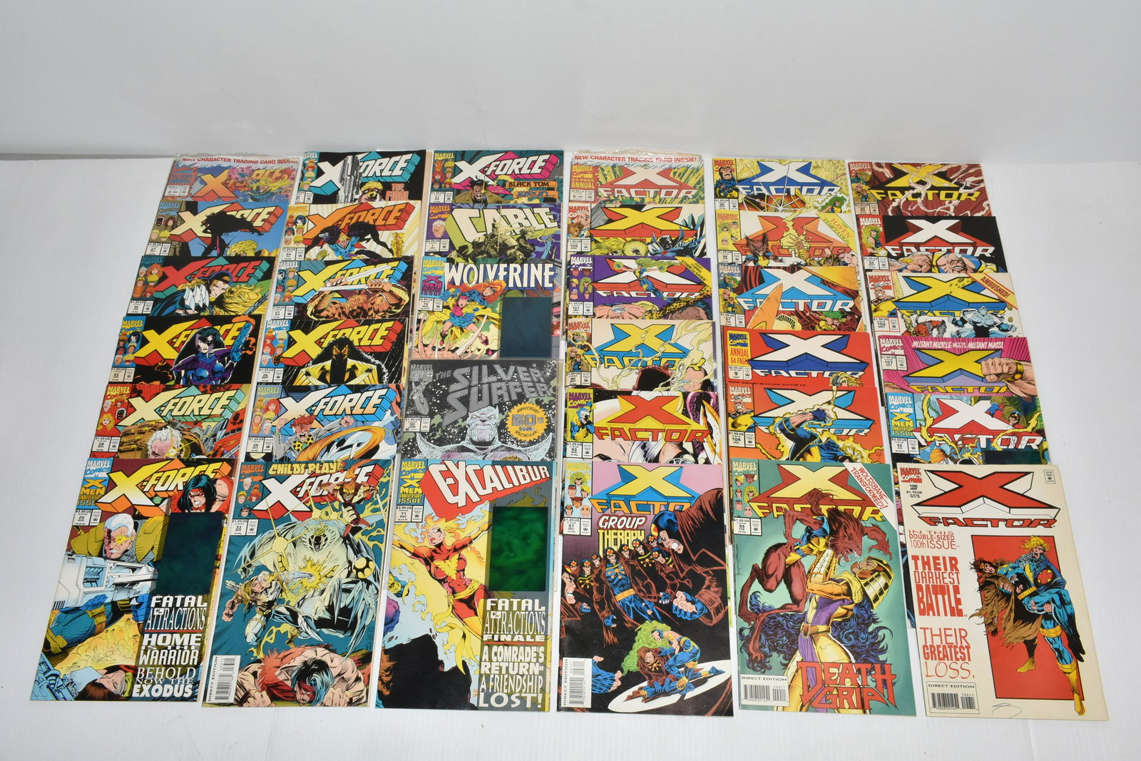 (35) X-Factor and other X-Men Related Comics: Lot includes (18) X-Factor, (13) X-Force, and (4) X-Men related contemporary comics.