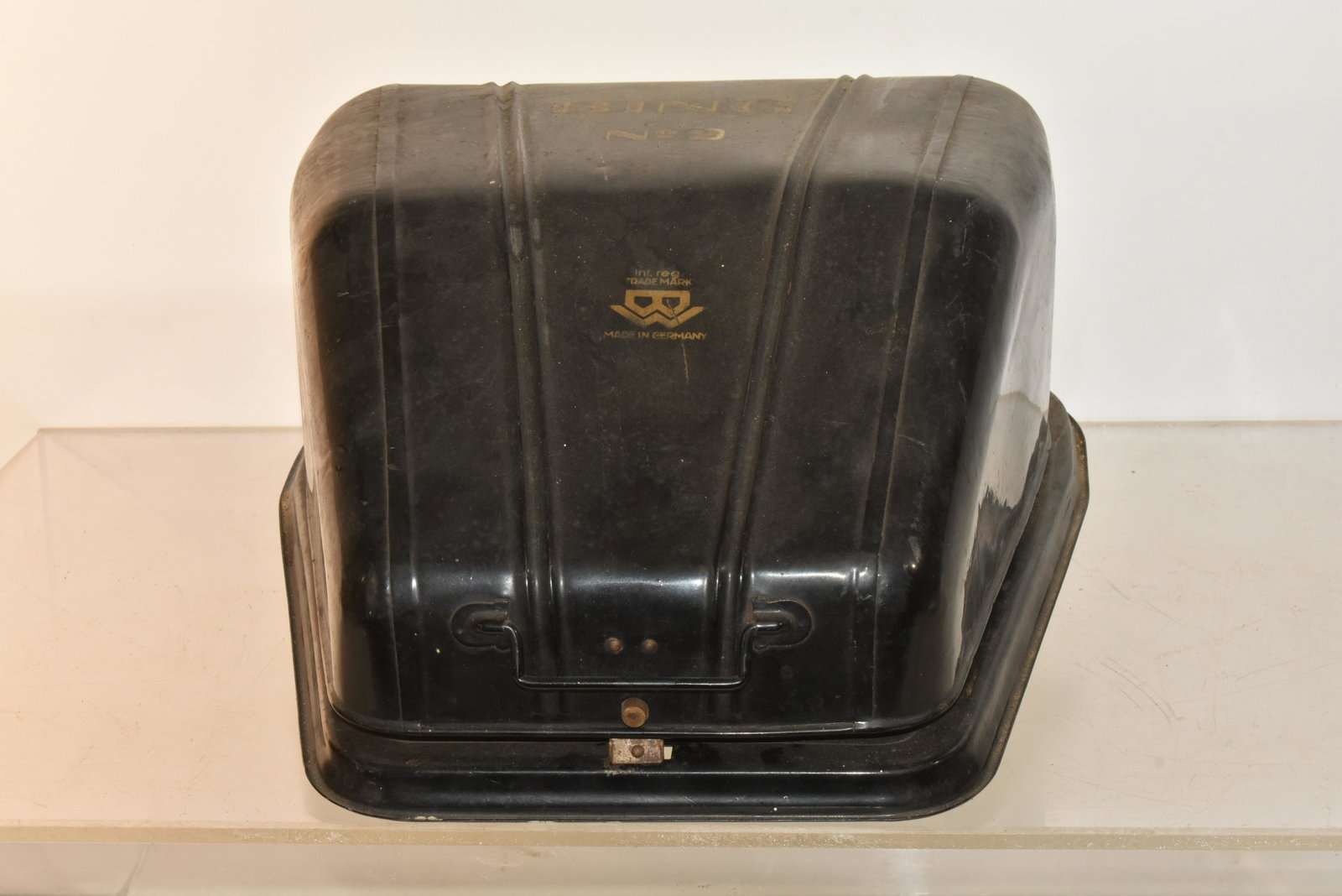 Bing #2 Typewriter: Typewriter has original interior and exterior graphics, it retains its lid and appears to be complete.