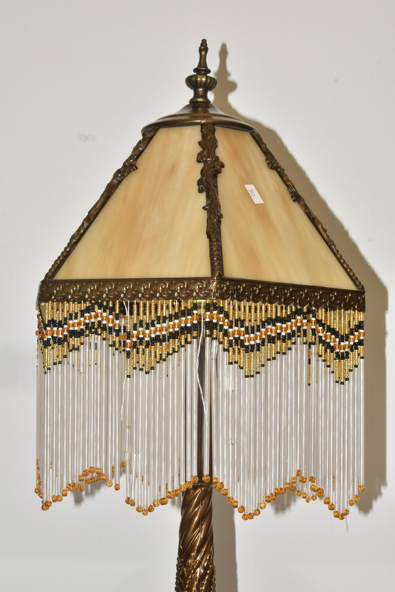 Decorative Lamp with Slag Glass Shade (1 of 3)