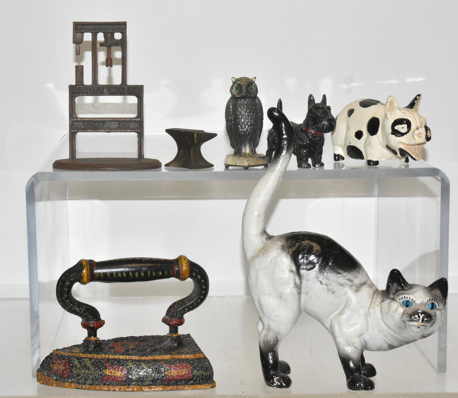 Cast Iron Figures and a Door Stop (1 of 6)