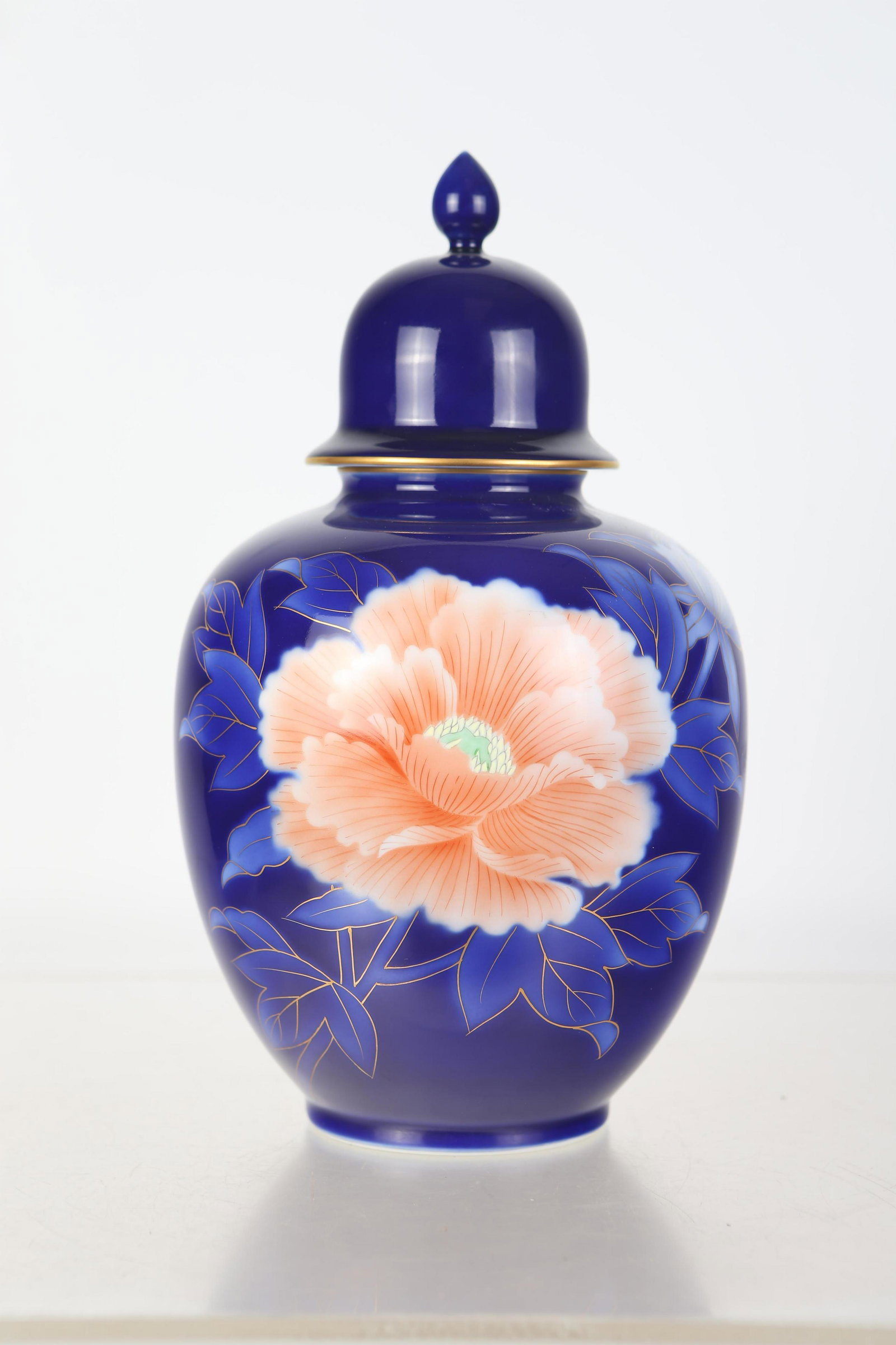 Fukagawa Hand Painted Japanese Urn (1 of 4)