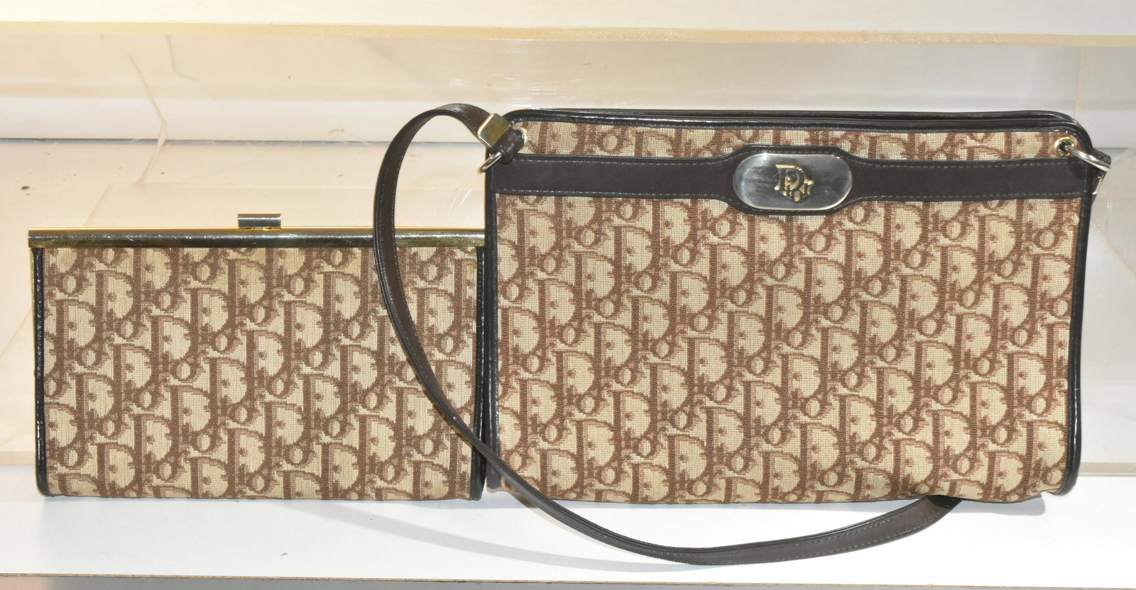 Christian Dior Style Purse and Clutch (1 of 5)