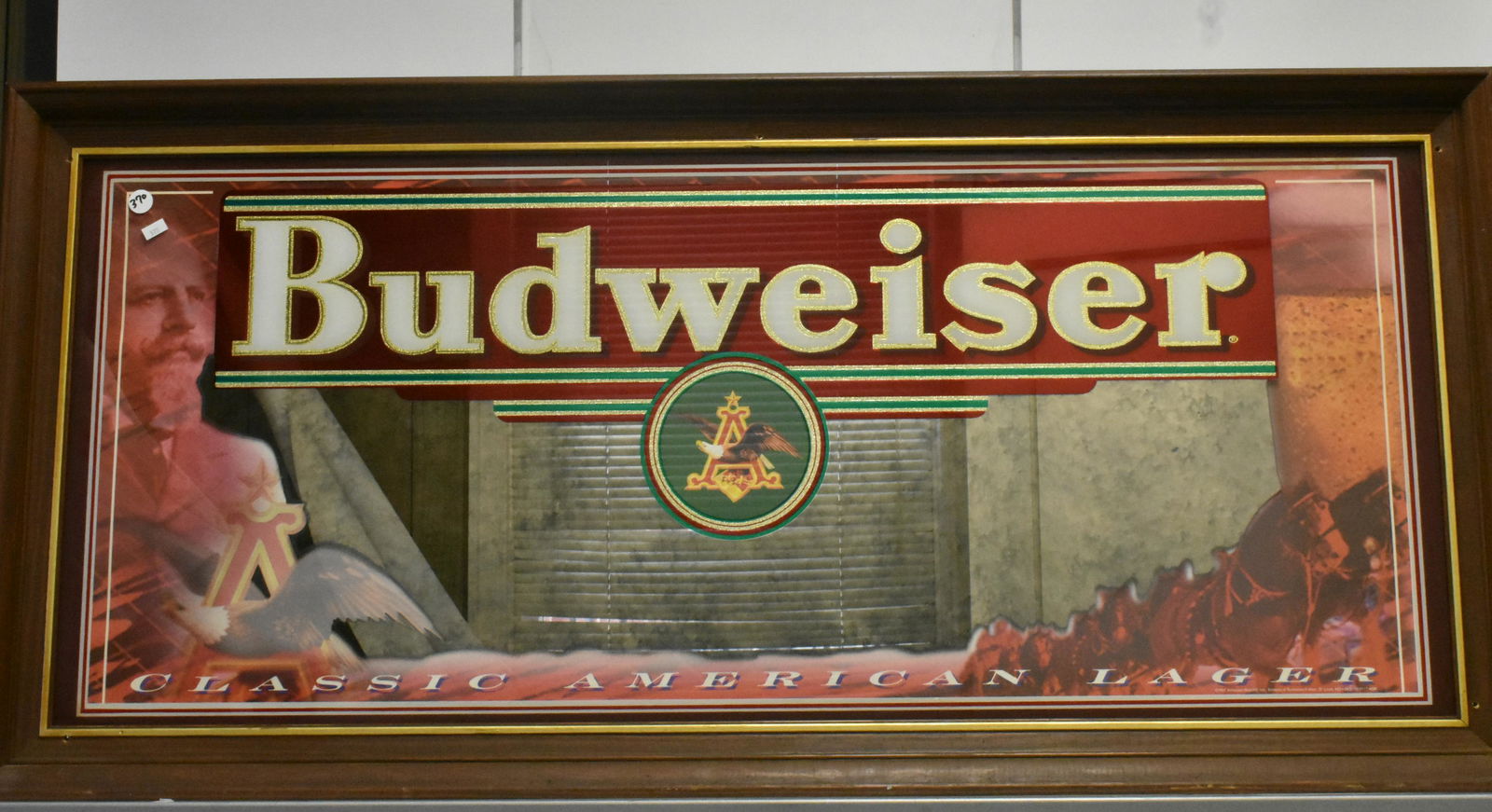 Budweiser Advertising Beer Mirror (1 of 1)