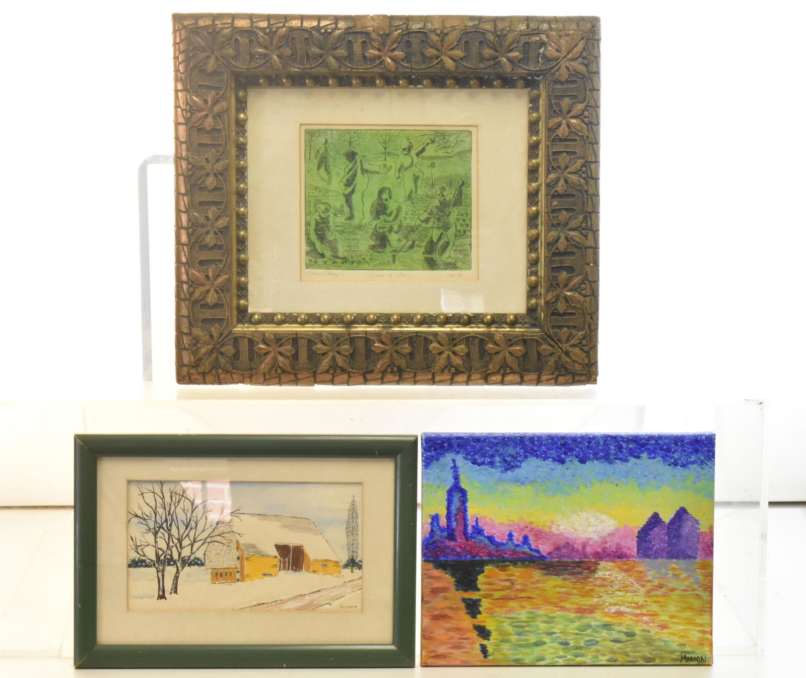 Gil Lyons Watercolor, Rites of Spring and Another (1 of 4)