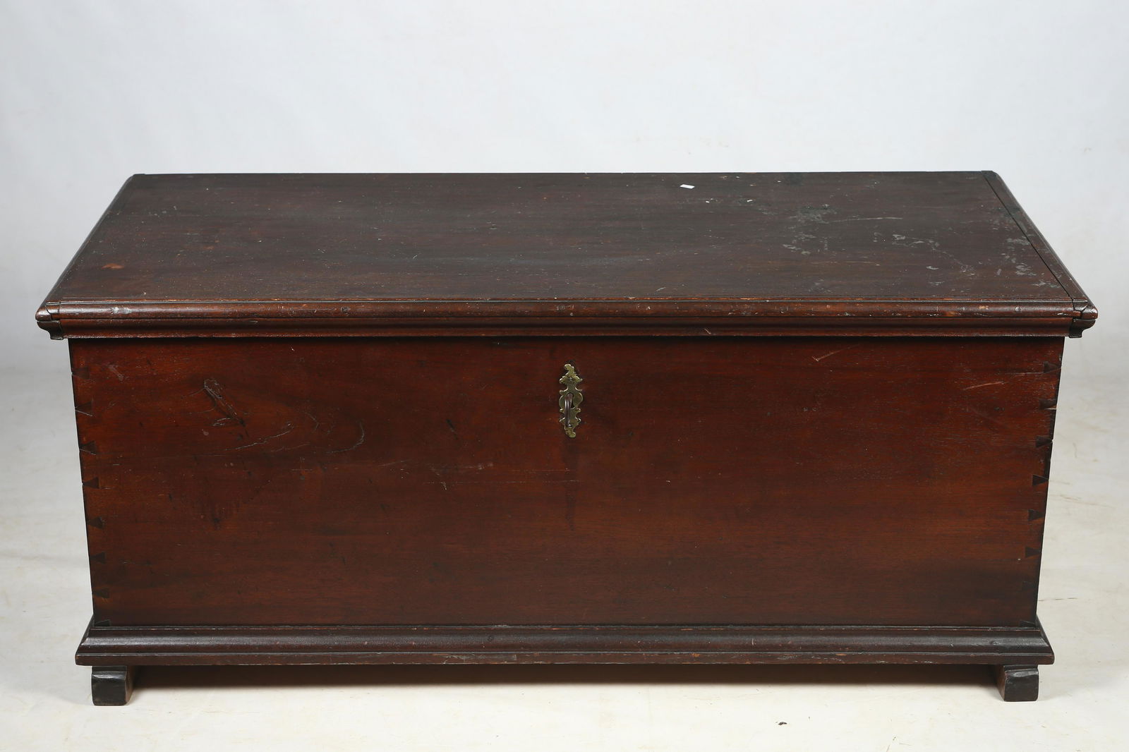 19th C Blanket Chest with Strap Hinges (1 of 11)