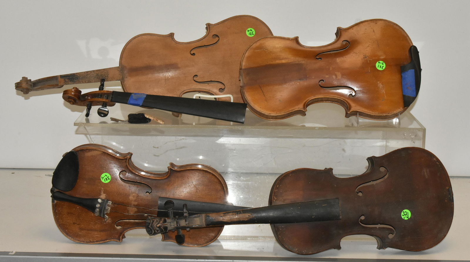 Violins As Found Late 19th / Early 20th C (1 of 7)