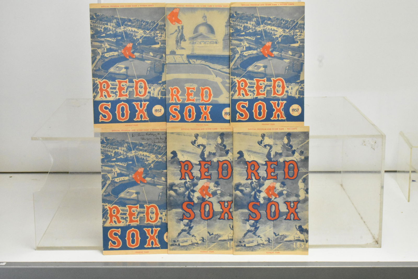 1950s Boston Red Sox Score Card Programs (1 of 4)