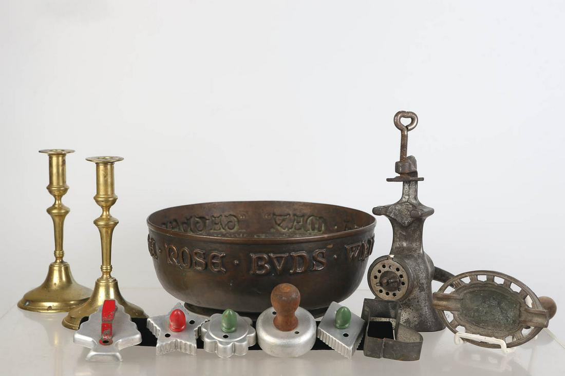 Copper Rose Bud gathering Bowl & Kitchenware (1 of 14)