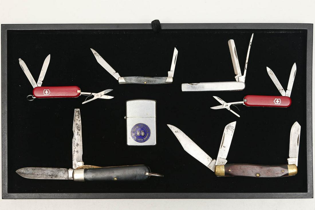 Fighting Fifty Fifth Squadron Lighter and Knives. (1 of 10)