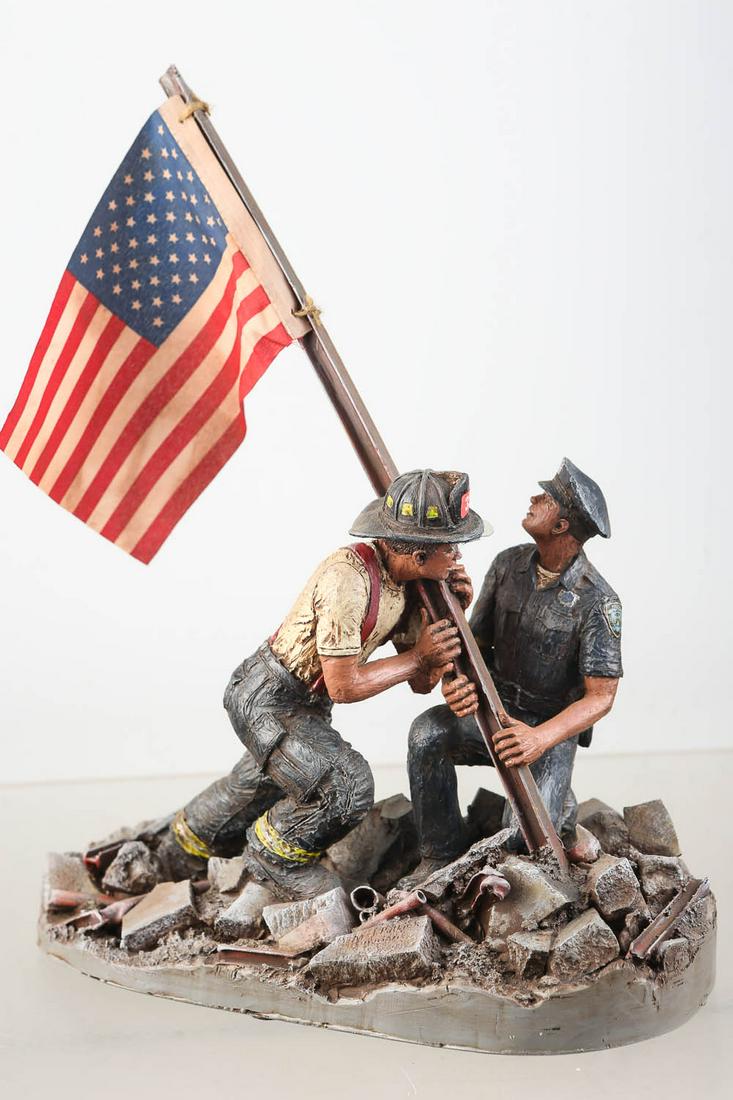 Michael Garman Figure "Flag Still There" (1 of 9)