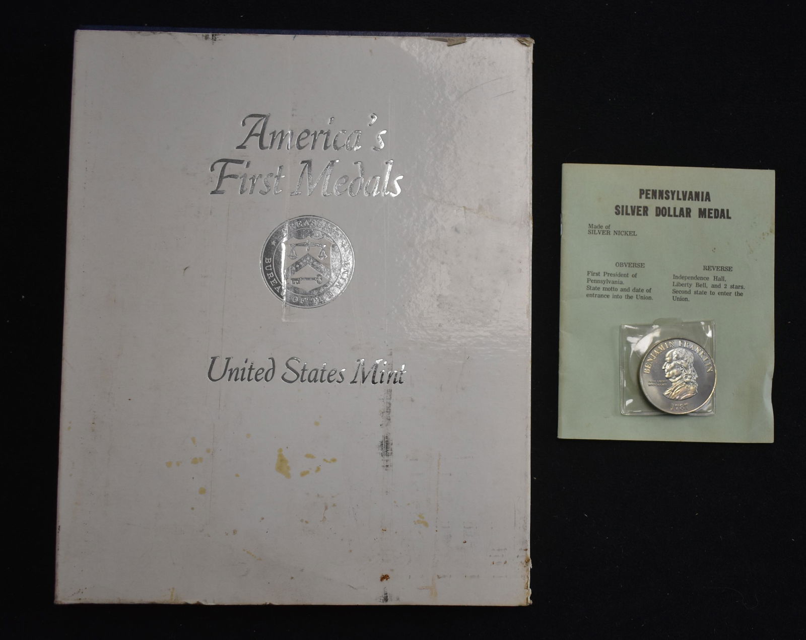 America's First Medals US Mint Set and PA Medal (1 of 3)