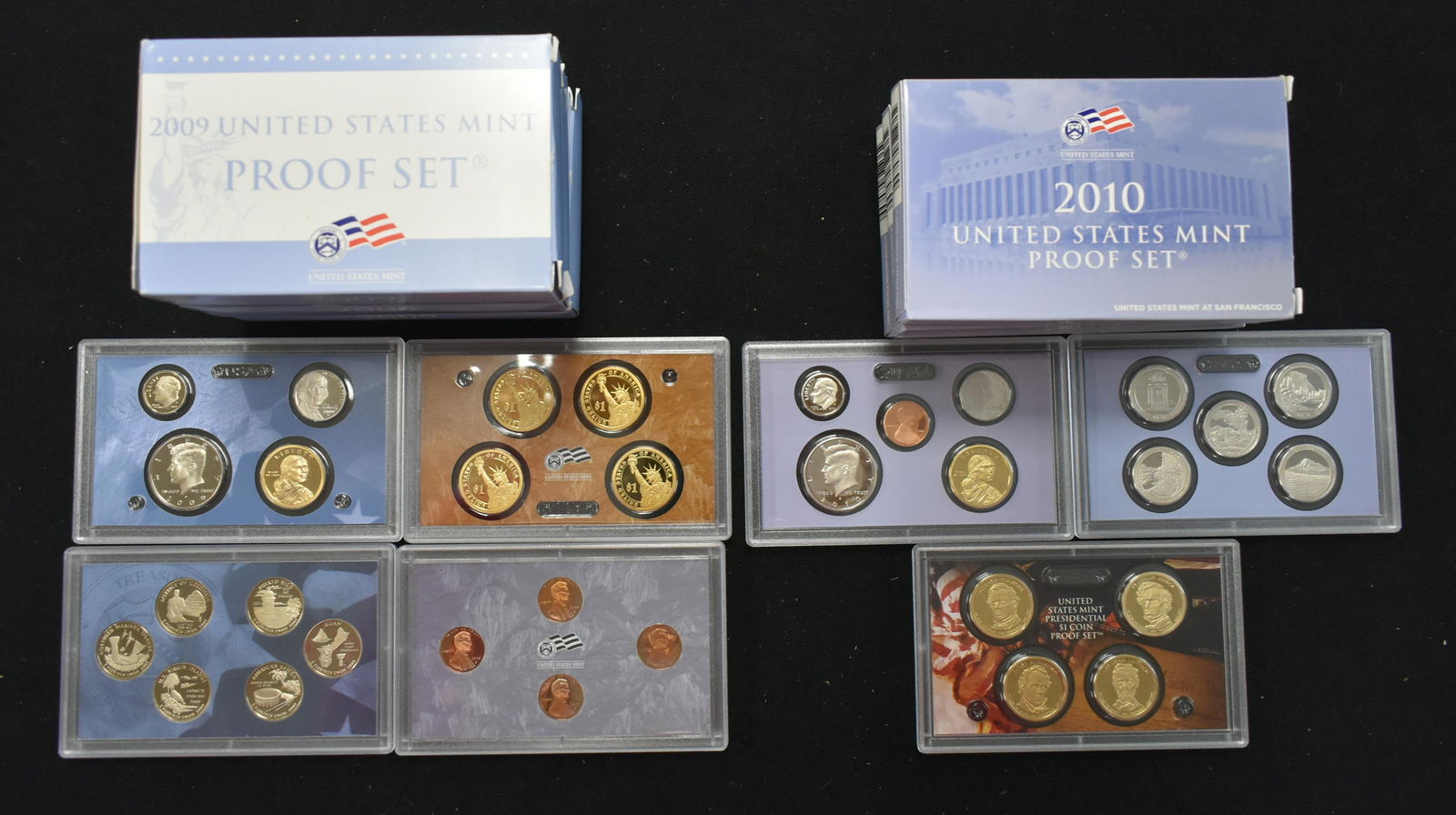 6 United States Mint Proof Sets (1 of 2)