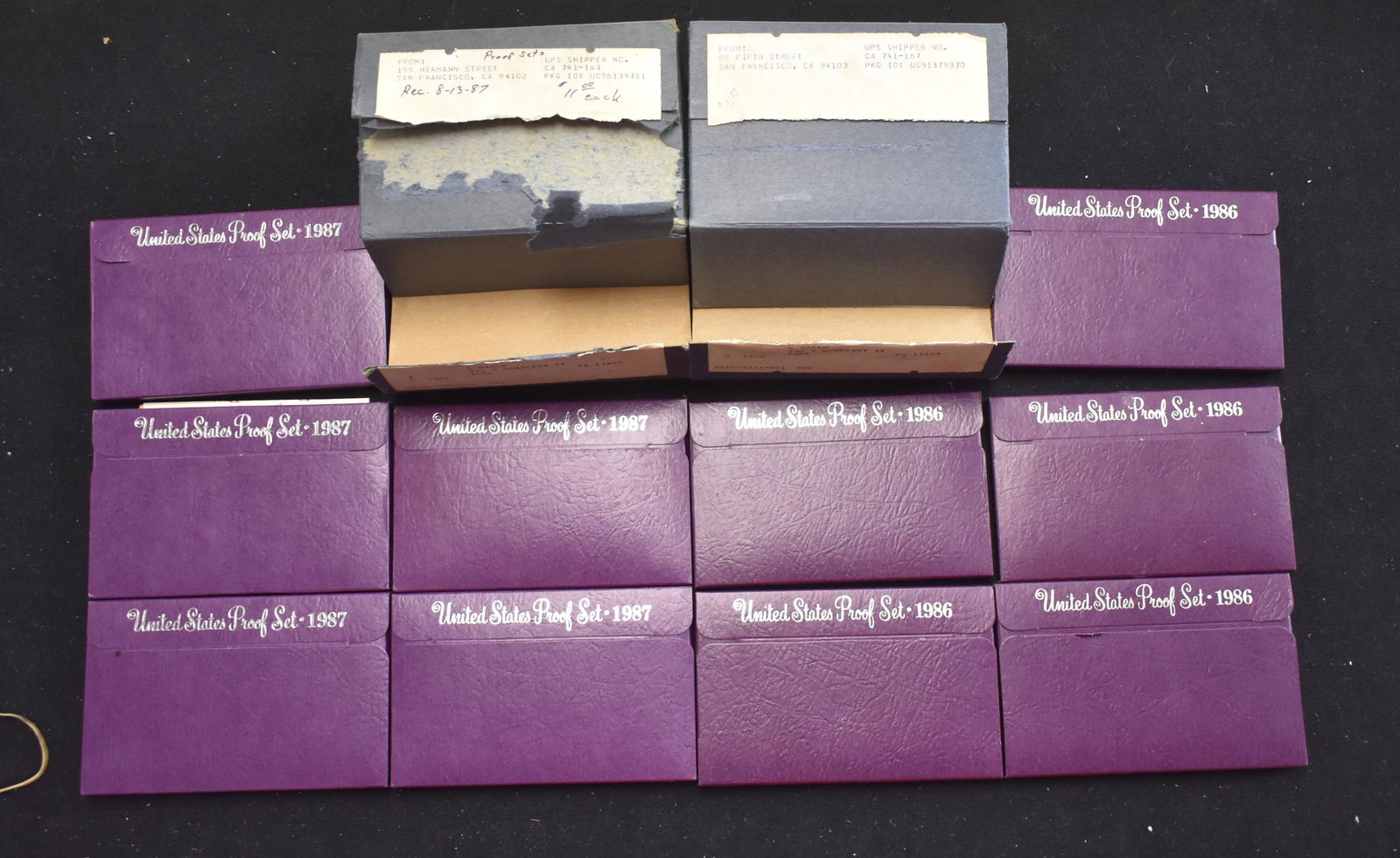 10 US Proof Sets (1 of 1)