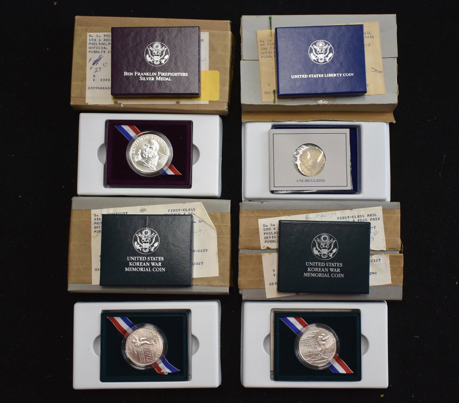 4 US Mint Commemorative Coins/Medals (1 of 1)