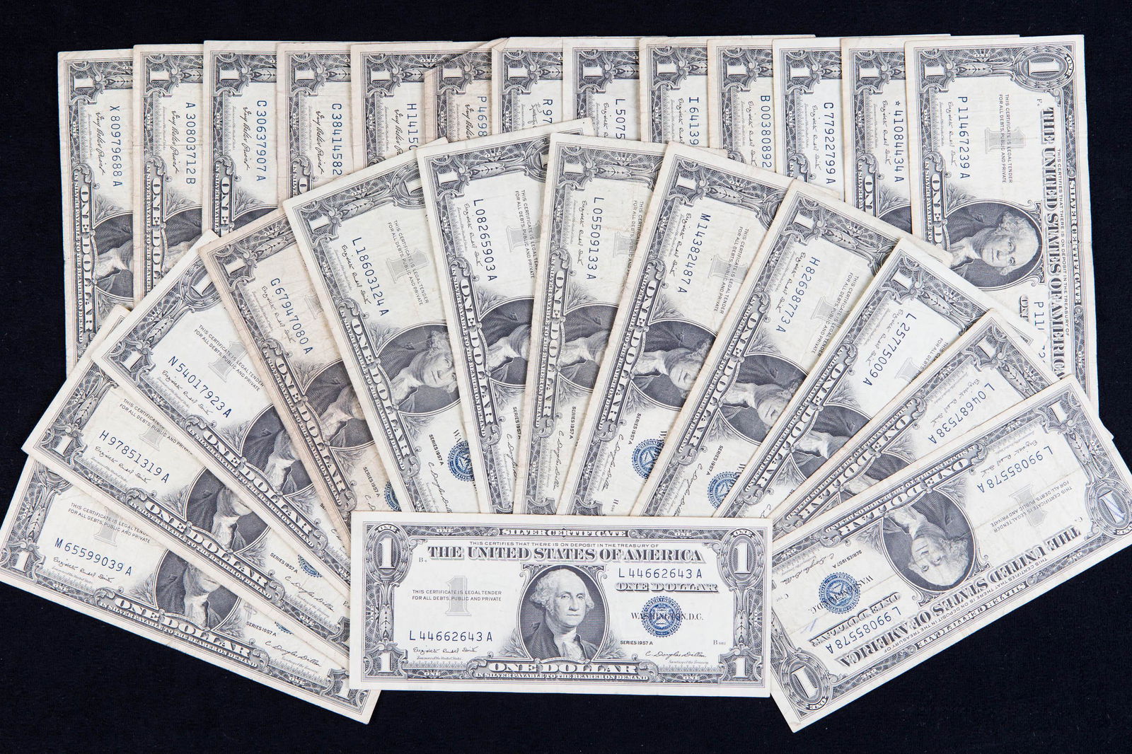 26 $1 Silver Certificates (1 of 3)