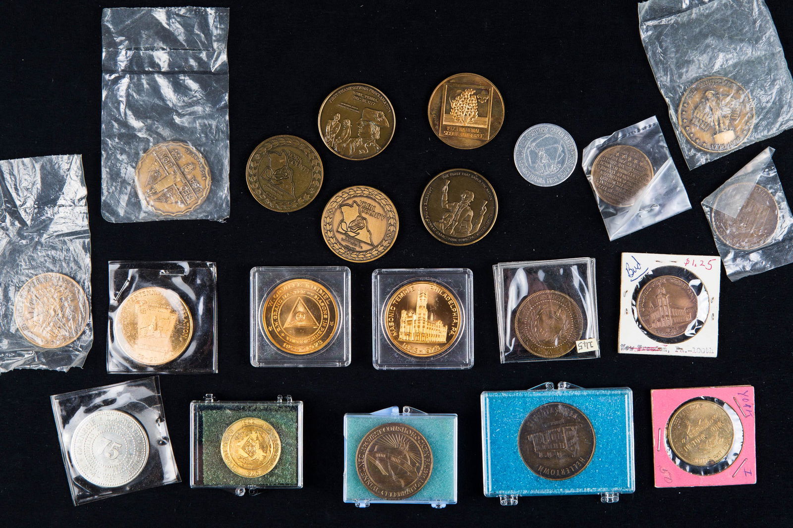 York and Other PA Medals and Tokens (1 of 4)