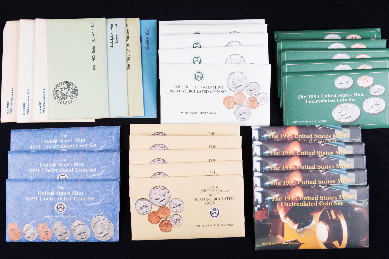 23 US Mint UNC Coin Sets (1 of 8)