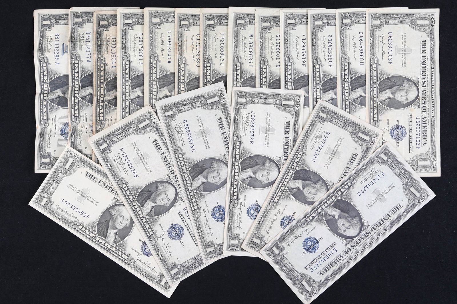 19 $1 Silver Certificates 1934 and Star Note (1 of 4)