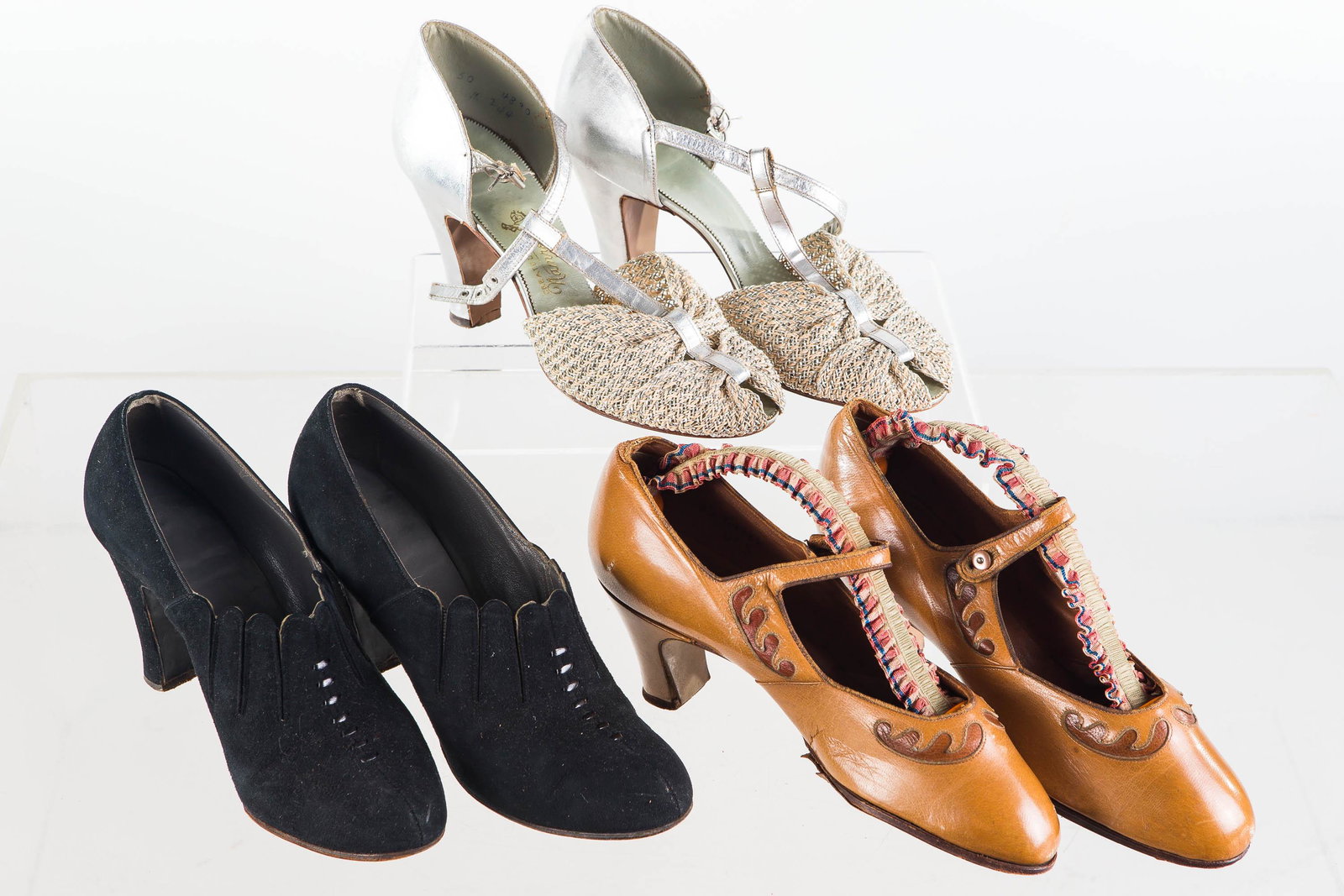 Ca. 1910s to 1940s Vintage Shoes (1 of 8)